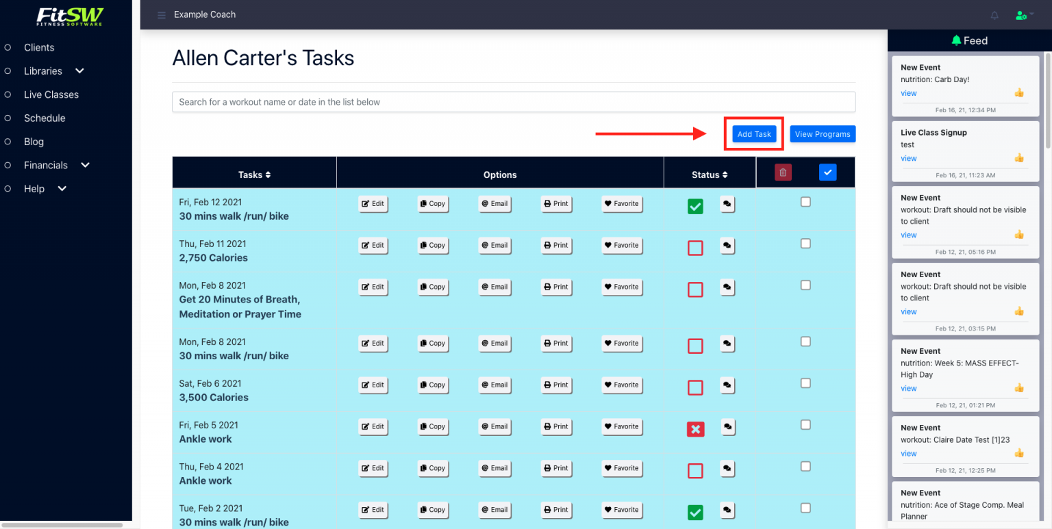 How To View Add Tasks For Your Clients Web How To View Add Tasks For Your Clients Web