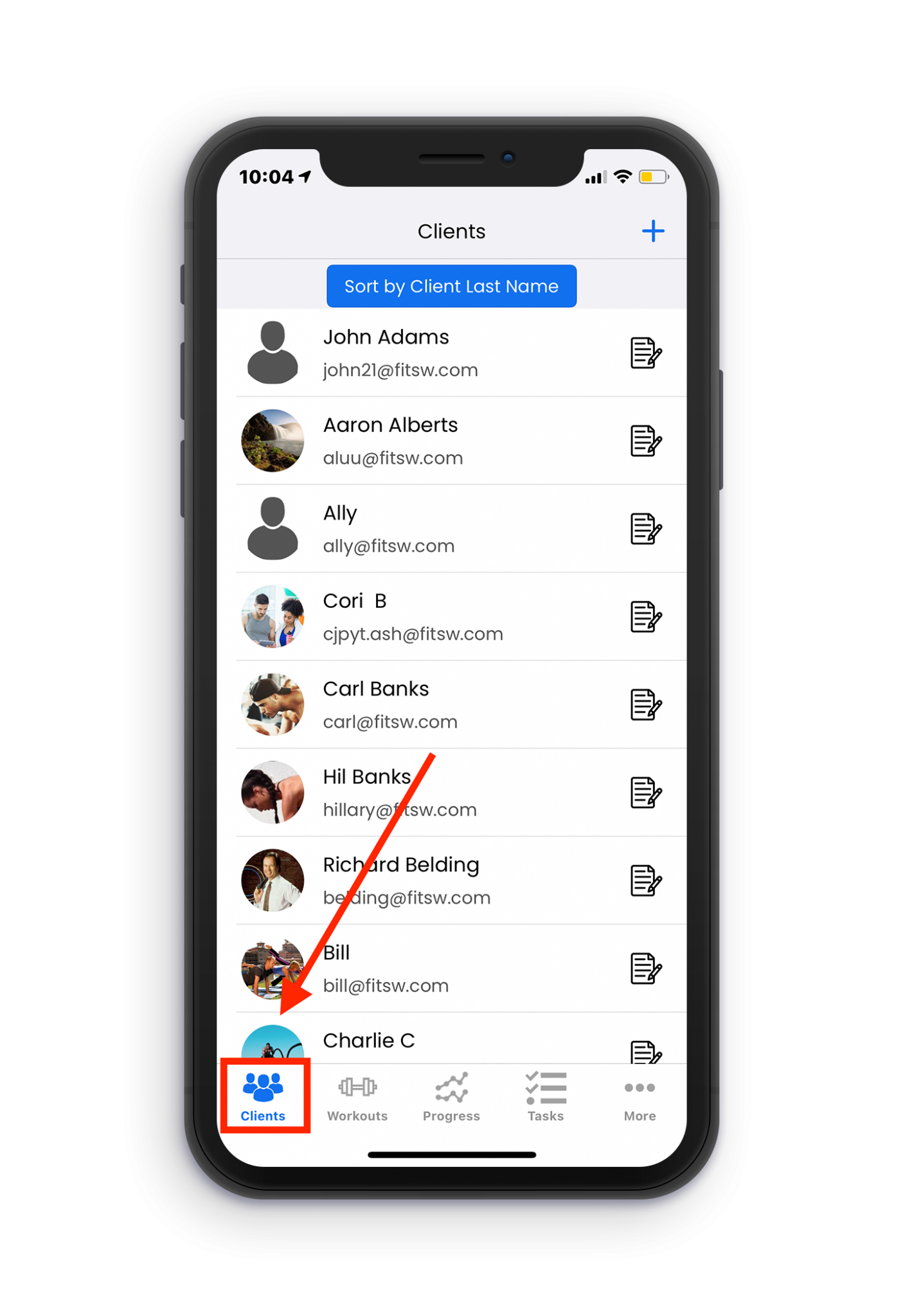 How To View Your Clients iOS 