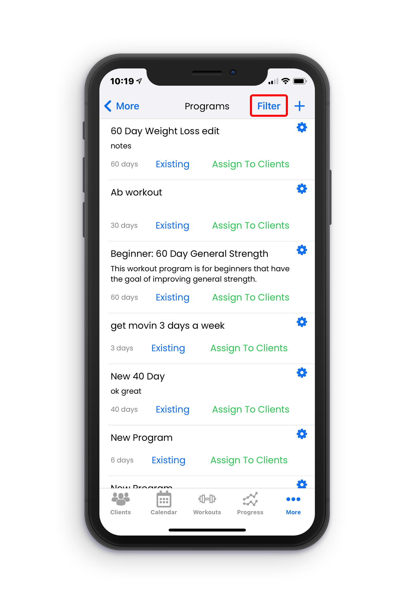 How To Create Filters For Multi Day Programs iOS 